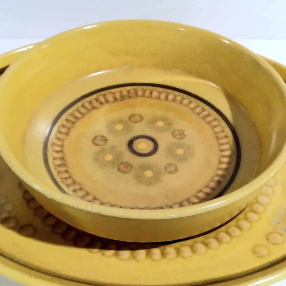 Franciscan Honeycomb Serving Dish and Platter Vintage